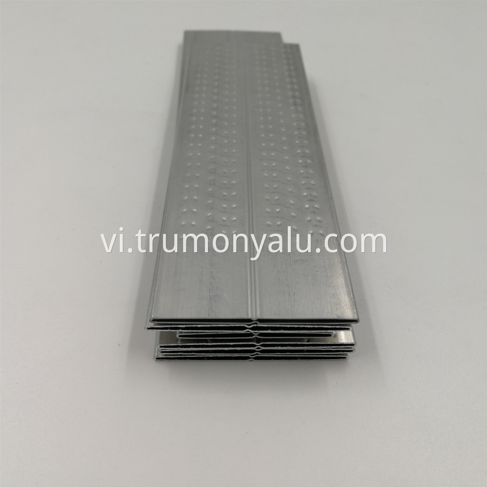 Dimpled aluminum tube